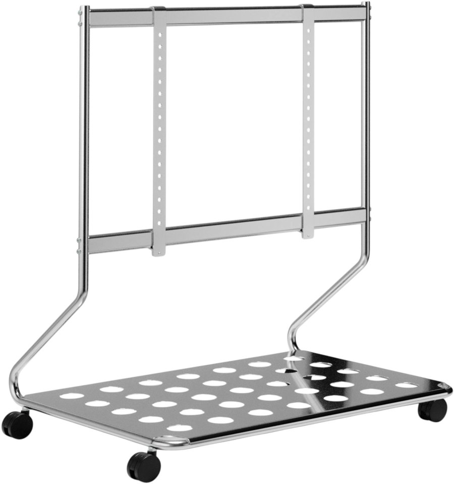 Pedestal Disco TV-Stander H93 cm, Chrome